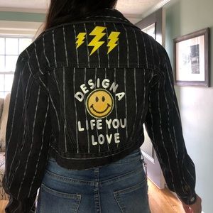 Custom denim jacket